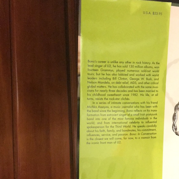 Bono in Conversation -Book - Picture 3 of 4